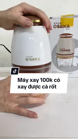 Máy xay 100k có xay được cà rốt #mayxaydanang #mayxaymini #mayxayosaka #dogiadungtienich #xuhuong 