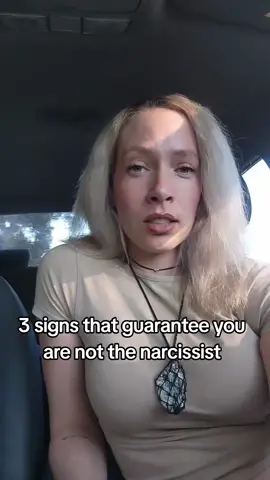 3 signs that guarantee you are not the narcissist. #narcissism #narcissisticabuse #narcissisticrelationship #narcissist #narctok #narctokadvice #narcissistbehavior #npd 