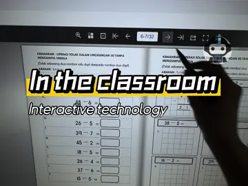In the classroom  #smarttv#display#allinone#classroom#school#tuition#teacher#students #textbook#writing#technology#supply#malaysia