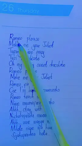 #creatorsearchinsights  #zwicky254  #handwriting  #romeoandjuliet  #zuchu  #romeolyrics 