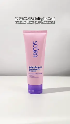 Yang pengen bebas jerawat dan bebas muka berminyak mending langsung pakai SCORA 1% Salicylic Acid Gentle Low pH Cleanser deh sebelum makin parah 🤪💓 #scora #newporespectiveofcleanse 