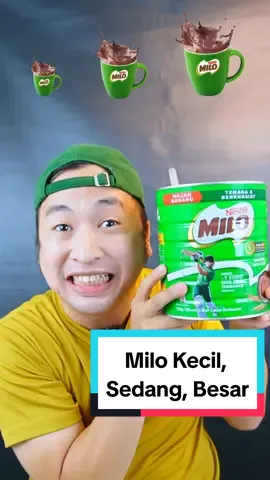 Replying to @izaylesmana03 Minum Milo Kecil, Sedang, Besar🍫 #asmr #mukbang #makansesuaiemoji #makankecilsedangbesar 