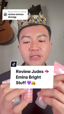 Replying to @bilottt #reviewjudes produk-produk skincare Emina! Penasaran coba gak? 💜🥰👑✨ #kerajaanglowing #gayaditiktok #longervideos #skincare #skincareviral 