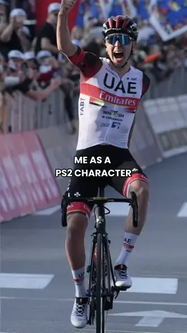 I immediately want to buy this video game 👾🚴@UAE Team Emirates #giroditalia #giroditalia2024 #pogacar #ps2filter #ps2 