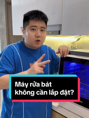 Máy rửa bát không cần lắp đặt? #nhungvahung #MayRuaChenBatDeBan #C400 #KochiVietnam