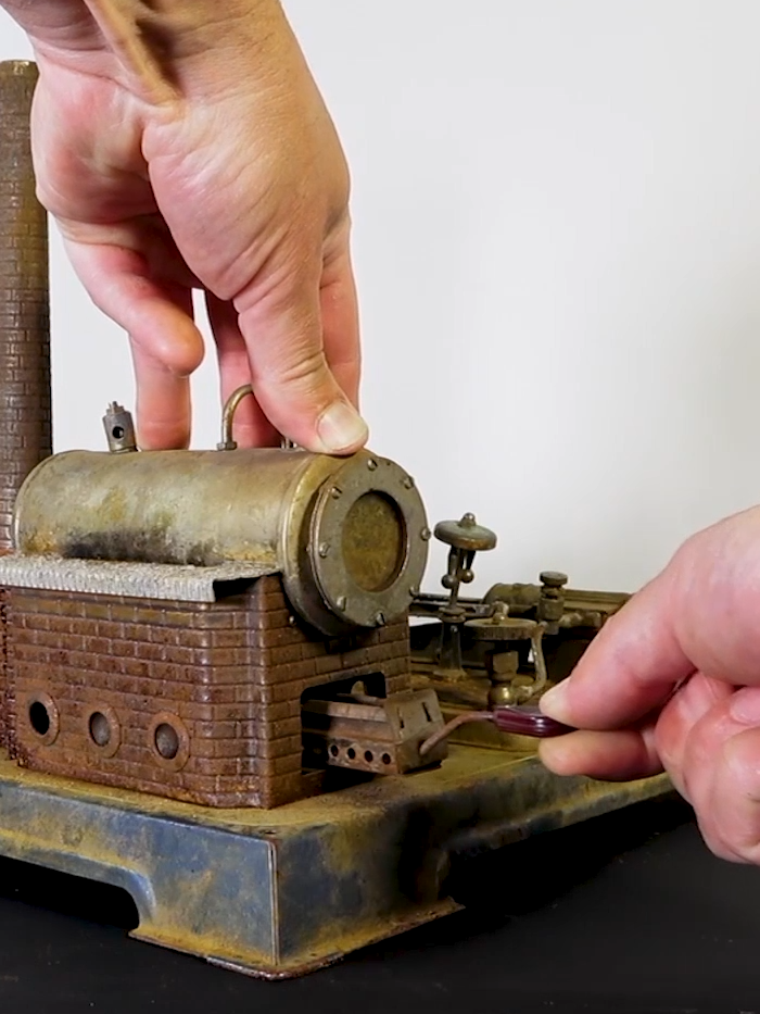 1950's Live Steam Machine 'Wilesco' - Restoration #DIY #diyproject #restoration #steam #metalwork