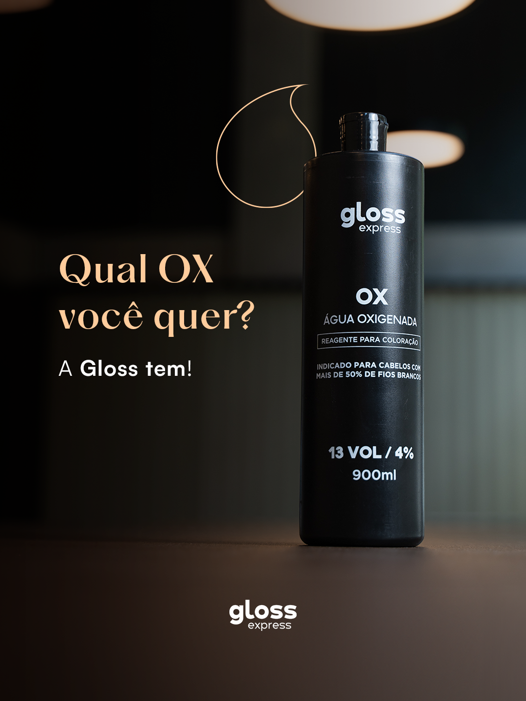 Temos de todos os volumes! 6, 13, 20 e 30, para coloração ou descoloração, pode contar com Gloss! Quer aumentar o faturamento do seu salão? Comente 