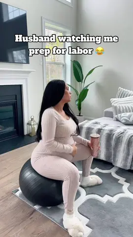 Nope! That’s what got me here in the first place🤣. #pregnancyprep #pregnancyball #husbandwifecomedy  