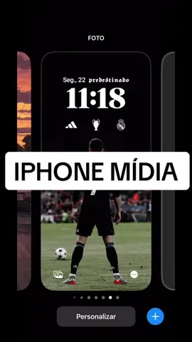 Como deixar seu Iphone mídia📱 #iphonepersonalizado #wallpapercr7 #iphonetricks 