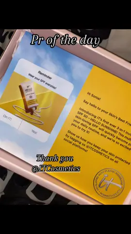 3-in-1 invisible sunscreen.  No white cast or greasiness,  makeup primer,  hydrating serum SPF 50 @IT Cosmetics #ItCosmetics #GIFTEDBYITCOSMETICS #HelloSunshine #SkinsBestFriend #Sunscreen #SummerSkin #Skincare #oilyskin #comboskin #sunscreenreview #SkincareFavorites #GlowySkin #sunprotection