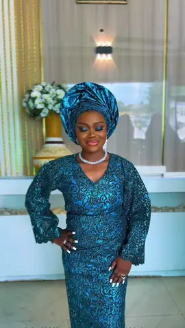 Iyanuoluwa made a cute bride.  Makeup: @KAYGEEPROMAKEOVER  #Bridal #bridalgele #segogelelover #sego #gele #fyp #trendingsong #spongebobsquarepants #geletutorial #simplegelestyle #gelelovers #howtotieowambegele #howtotiegeleforbeginners #differenttypesofgele #bridallook 