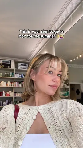 Never going back #bob #shorthair #shorthairstyles #bobcut #bangs @Lina Arias 