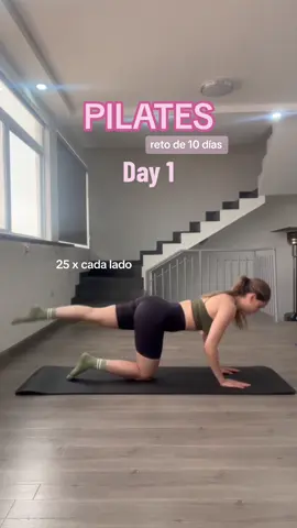 10 dias de pilates en casa solo usando tu cuerpo. Rutinas de cuerpo completo sin equipo💗✨ #pilatesathome #matpilates #pilatesbody #women #wellness #girls #fyp 