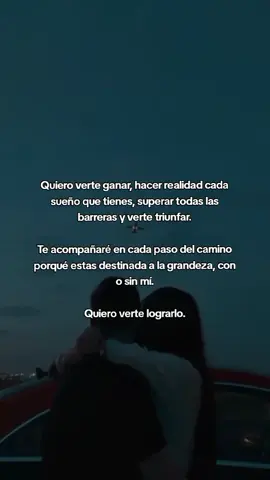 Quiero verte lograrlo 🤍 #parati #frases #paratii #dedicar #novia 