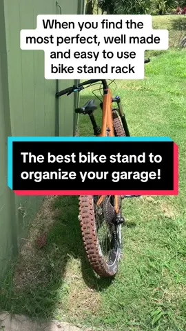 This bike stand is a miracle! No more having to deal with bikes laying around and leaning on things! So simple to use and well made. Grab it now while it’s still at a low price. #bikestand #bikerack #bikestorage #bikes #biketok #shop 