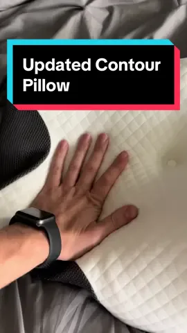 For those who want a thicker pillow but also improve their sleep #contour #pillow #sleep #health #relief 