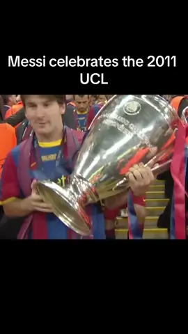 Messi celebrates the 2011 UCL #messi #lionelmessi #leomessi #barca #barcelona 