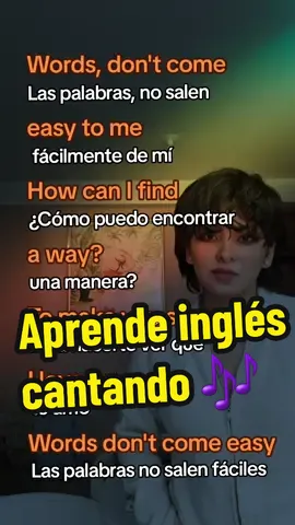 Sígueme en instagram! #inglescantando #cancioneseningles #englishsong #aprenderingles #inglesfacil #inglespratico #inglesrapido #inglesbasico #inglesconcanciones #englishlesson #englishtips #aprendeidiomas #inglesdivertido #wordsdontcomeeasy #inglesparalatinos #latinosenusa 