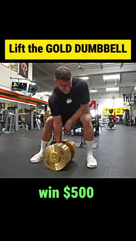 Lift the Gold Dumbbell #hissy #gymprank #anatolyprank #gymchallenge #GymLife #viral #foryou #gym #anatolypranks #fyp 