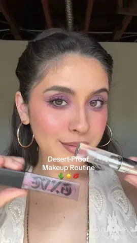 Literally doing this makeup routine all summer☀️ I used the same base & technique all weekend, just different eyeshadow colors💋 Products✨ @ONE SIZE BEAUTY secure the blur primer, translucent setting powder, point-made eyeliner @elfcosmetics instant lift brow pencil  @Persona Cosmetics 24hr waterproof eyeliner - plum, dreamstick dune & bloom @Huda Beauty rose quartz palette, cherry blossom powder @Original Beautyblender sponge  @Fenty Beauty pro filt’r - 230  @MCoBeauty bronzing drops  @Charlotte Tilbury airbrush setting spray, beauty light wand highlight- pillow talk  @NARS Cosmetics radiant creamy concealer - vanilla  @EM Cosmetics by Michelle Phan powder bronzer @YSL Beauty lash class waterproof mascara  @makeupbymario lip liner - toasty  @GXVE by Gwen Stefani lip gloss - candy  @Armani beauty lip gloss - clear shine  @Benefit Cosmetics 24hr brow setter  #sweatproofmakeup #waterproofmakeup #MakeupRoutine #makeuphacks #greenscreen 