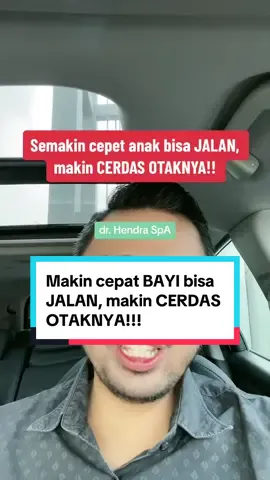 Semakin cepet bayi bisa JALAN, makin pinter & cerdas OTAKNYA!! #bicarasikecil #dokter #dokteranak #tumbuhkembanganak #parenting #parentingtips #fyp 