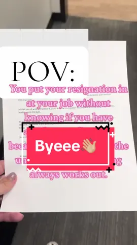 I sat this on her desk at 8:00 and got a call i had a job i had applied for by 9:00. Always trust✨ #fyp #foryou #taketherisk #taketheleap #quit #quityourjob #quityour9to5 #newjob #trusttheuniverse #trusttheprocess #alignment #manifestation 