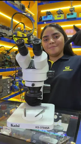 El microscopio trinocular Kaisi modelo KS-37045A ya está disponible 🤩💙💛🔬#reparaciondecelulares #serviciotecnico #tecnologia #celulares #samsung #iphone #huawei #xiaomi #fyp #parati #microelectronica #serviciotecnicodecelulares #microscopio