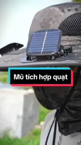 Mũ rộng vành tích hợp 2 quạt năng lượng mặt trời (có thể sạc pin qua cổng usb) #muquat #muquatnangluongmattroi #murongvanhcoquat #murongvanh #murongvanhchongnang #xuhuong #vairal #fyp 