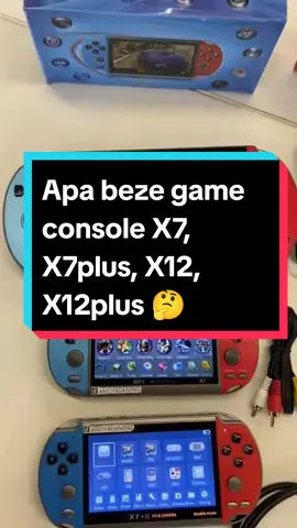 Apa beza X7, X7 plus, X12, X12plus? Confused banyak game console 😵‍💫 Jom tengok habis video ni❤️ #gameconsole #ps1 #x7 #x12 #x12plus #x7plus #fypシ゚viral  #ps1 #metalslug  #pokemon #CrashBandicoot #gta #spiderman #dragonnball #naruto #narutoshippuden #tekkan #finalfantasy #racuntiktok #racuntiktokshop #needforspeed #fifa #streetfighter #supermario #supermarioBros #marvelcapcom #tiktokmalaysia #viral #TikTokShop #fyp #mainananak #kanakkanak #mainandewasa #hadiah #birthdaygifts #present #nostalgiagame #nostagia #notstalgic #retrogame #present #boyfriend #presentforyou #presentforboyfriend #boyfriendgift #hadiahuntuklelaki #girltoys #boytoys #toys #toysforkids #toysoftiktok #racuntiktok #mainan #mainankanakkanak #mainanviral #viral #viralvideo #viraltiktok #mainanunik #mainankanakkanak #Ultraman #kamenrider #sales 
