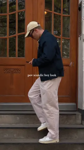 product description of my scandic boy look 👇🏻 cap: @thenorthface  wool sweater: @Ralph Lauren  jacket: @Dickies  pants: @ZARA  sneaker: @Autry  #dailylook #mensstyle #scandinavianstyle #scandistyle #mensfashion #OOTD #summerlook #outfitinspo #mensweardaily