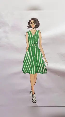 💚💚💚 . . . . #fashionillustration  #fashionblogger  #artwork  #sketch #painting  #fashionista  #greengown  #draw  #artistsontiktok #tiktokart #designer #fashionstyle  #sketchbook #artoftheday  #watercolor  #fashionable  #illustrator #fashiongram  #fashionblog #fashiondiaries  #fashionphotography 