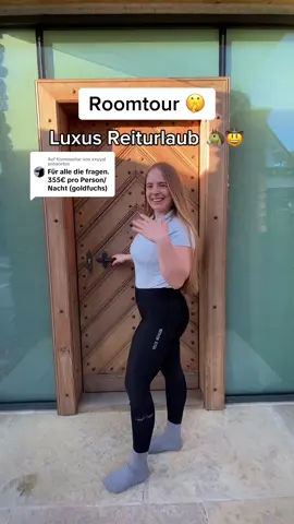 Antwort auf @xxyyal So wohnen wir im Reiturlaub bei @goldenhill.chalets in der Südsteiermark!!! #reiturlaub #pferde #pferdeurlaub #reiterferien #pferdeliebe #pferdevideo