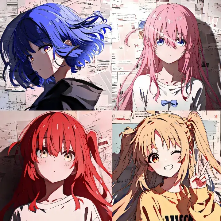 v2 color #bocchitherock #anime #waifuedit #wallpaper #fotoprofil #rekomendasi #art #trend #fypシ 