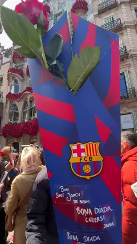 The most beautiful day of the year ❤️🫶🌹📖 #fcbarcelona #barçaontiktok #barcelona #football #santjordi #sports #barça #deportesentiktok 