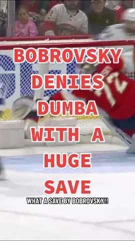 Insanity from the Panthers goalie 🤯 #NHL #nhlonsn #flapanthers #panthers #StanleyCup #playoffs #stanleycupplayoffs #sergeibobrovsky #goalies #nhltiktoks #hockeytiktoks