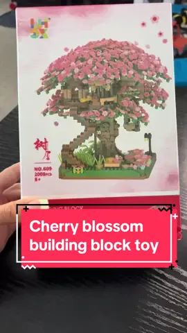 This was so very fun to do and great way to relax at the end of the day. This could even make for a great mother’s day gift or something to do with your mom this year #buildingblock #tiktokshopmothersday #cherryblossomtree #buildingblocktoys #buildingtoys 
