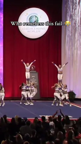 who remebers this fail 😭 #fail #fall #cheer #sportok #athlete #orange #world #cheerleadingworlds #fyp #ouch #injured 