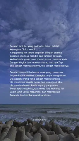 Takut ninggalin anak dalam keadaan dia belum dewasa atau belum bisa apa apa 😭 #ummanaira #istri #ibu #anak 