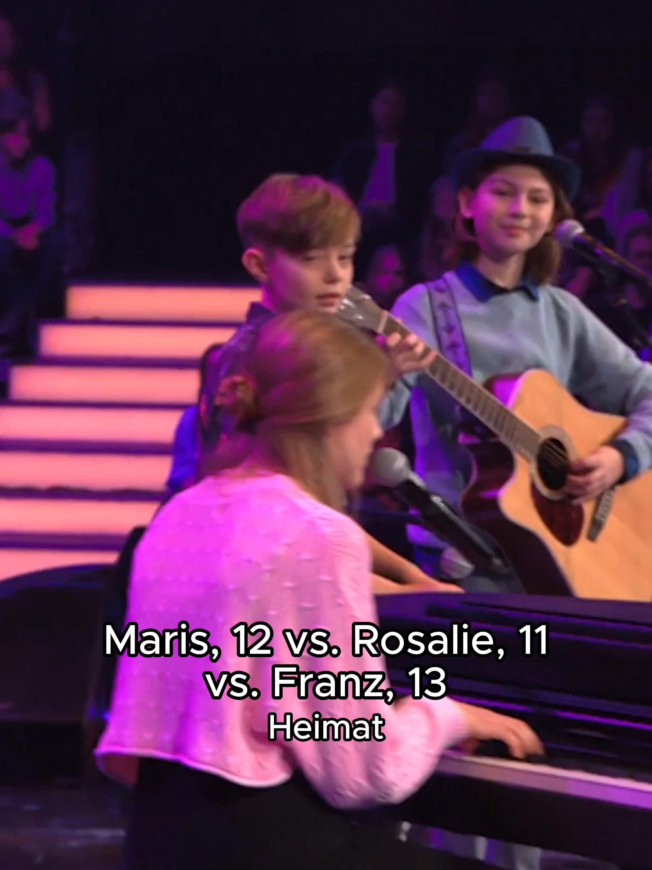 Maris, Rosalie und Franz sind Wincents drei Deutschpop-Talents und haben mit dem Song 