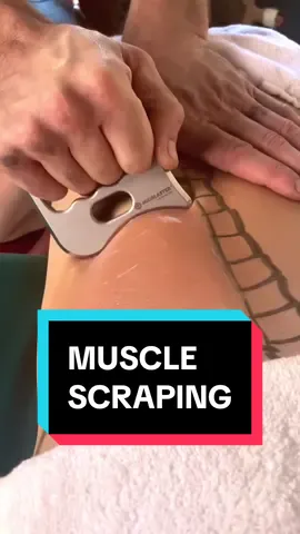 🔥MUSCLE SCRAPING 101🔥  Full disclosure: this technique might be a little bit painful, BUT very effective and will have your muscles feeling amazing afterwards. Muscle scraping - a deep tissue therapy often utilized by physios, chiropractors or acupuncturists - is a great way to tenderize tight, sore muscles especially post workout, injury, or surgery. It is a massage technique that essentially softens up (scrapes) muscles that have possible scar tissue, adhesions, or are just very tight.  For this, particularly in the low back, you’ll need a muscle scraping tool called  Gua sha (but even a butter knife can work, too, if you’re careful)😉 and lotion. You can have a partner do this, or just yourself from the comfort of your own home. All you need to do is lay down, place a yoga block or pillow underneath your hips to flatten out your back, apply lotion, and start by slowly working your way from the lower rib all the way down to your hip. Make sure you go as deep as you can handle and breathe 💨throughout the process. That’s it!  SO go on and get scraping‼️ Let us know in the comments if you’ve tried this technique👇 #musclescraping #guasha #massage #scraping #tightmuscles #soremuscles #painrelief #lowback #selfmassage #massagetechinque #therapy #moveu 