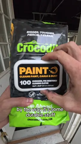 Water and a rag wont help you here! #crocodilecloth #alecpaints (@Crocodile Cloth)@Crocodile Cloth 