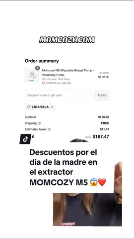 #greenscreenvideo #greenscreen  Por tiempo limitado, en Amazon: 10% de descuento con el código M5tips02 más una reducción de precio adicional del 15% en el listado de Amazon Ahorro Total: ¡25% de descuento!😱 En Momcozy.com: 22% de descuento con el código 22daniela (código solo para 22% M5) 15% de descuento con el código M5tips02 (código aplica para productos de toda la tienda)   #momcozym5 #Momcozy #HandsfreeBreastPump #BreastPump  #MomcozyPump #breastpump #breatsfeeding #greatoutput #sahm #firsttimemom #pumpingmom   #newbornmom #postpartum #wearablepump #pumpingjourney #mamaprimeriza💜💓😍🍼   