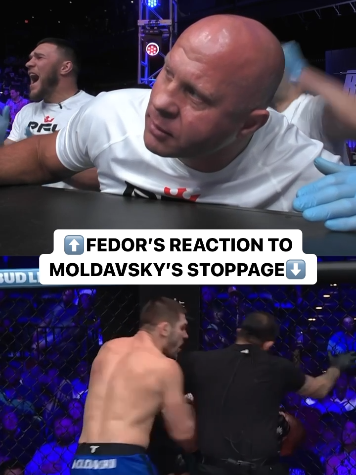 Safe to say Fedor was hyped 😅 #fedor #mma #mmafighter #PFL #combat #fight #knockout #ko