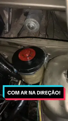 COMO TIRAR O AR DA DIRECAO HIDRÁULICA! . #mecanico #reparo #parati #direcaohidraulica #carrosbrasil #carrosantigos #volkswagen #parati86 #fyp 
