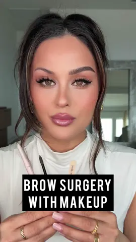 Brow surgery with makeup is my specialty 👩‍⚕️😉 Brow Frame Pencil @Dominique Cosmetics  Shade: Soft Black Brown Brow Blowout Gel  #browmakeup #browtutorial #makeup #eyebrow #eyebrowtutorial #dominiquecosmetics 