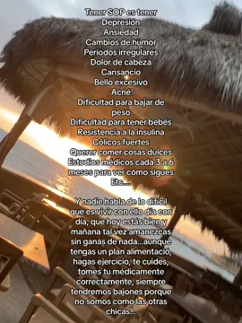 Animo somos unas guerreras y entre nosotras nos entendemos🫶🏻✨#sop #ovariospoliquisticos 