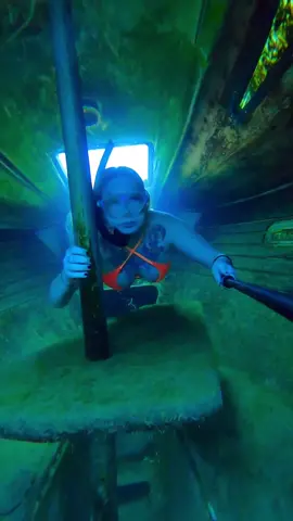 Boat time 🚤 #sunkenboat #underwater #freediver #freediving 