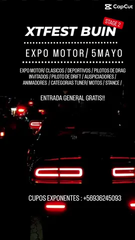Stage 2!! Nuevamente #xtfest_chile llega a Buin. 05/05/24 Publico general gratis!! #exponentes  #show  #mckiru #foodtruck  #stand 