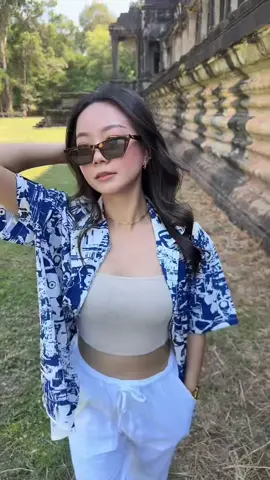 Hawai Shirt from @Ahsora Official ✨ #foryoupage #outfits #angkor_wat_of_cambodia_🇰🇭♥ #angkorwatcambodia #ahsora 