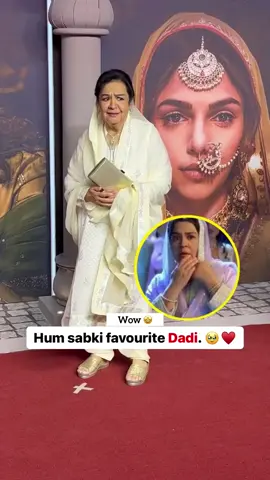 #FaridaJalal at an event today, she is all of ours favourite dadi from the movies…haina?🥹♥️